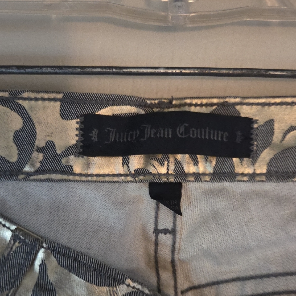 Juicy Jean Couture Metallic Almost New